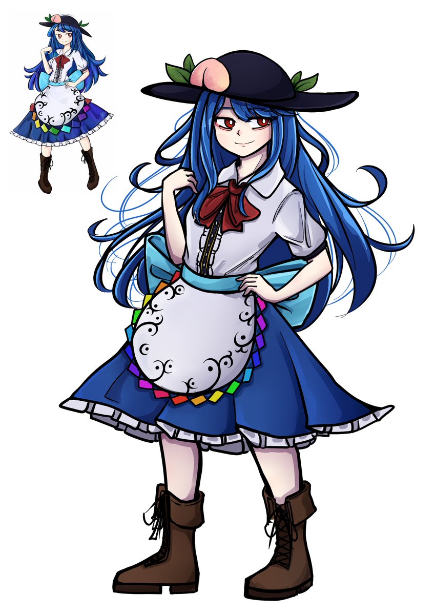 insomnia_tem's tweet image. I redraw a Tenshi drawing I did 6 years ago
#TouhouProject #東方project