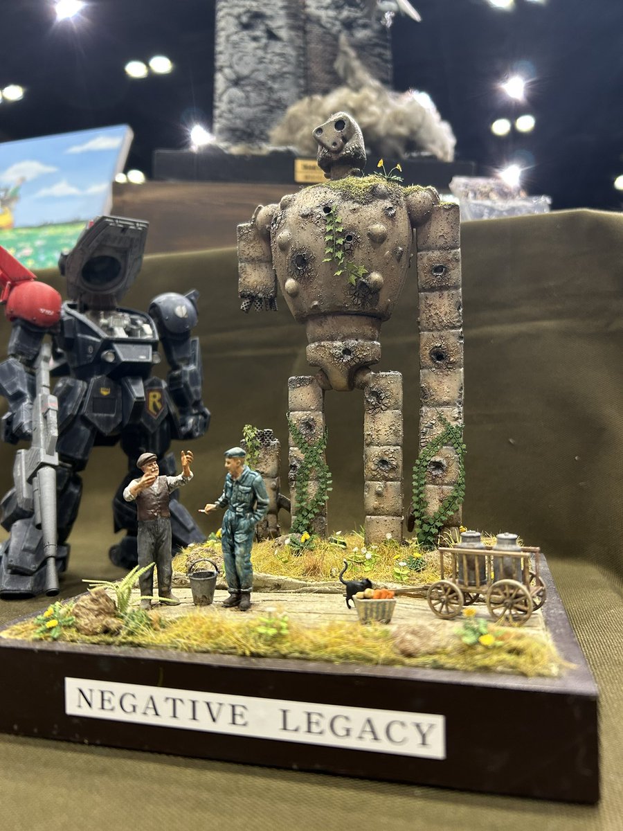 standstone6's tweet image. 宮崎メカ模型クラブ展示会。
会場は照明がいいんで作品が綺麗に見えます😊