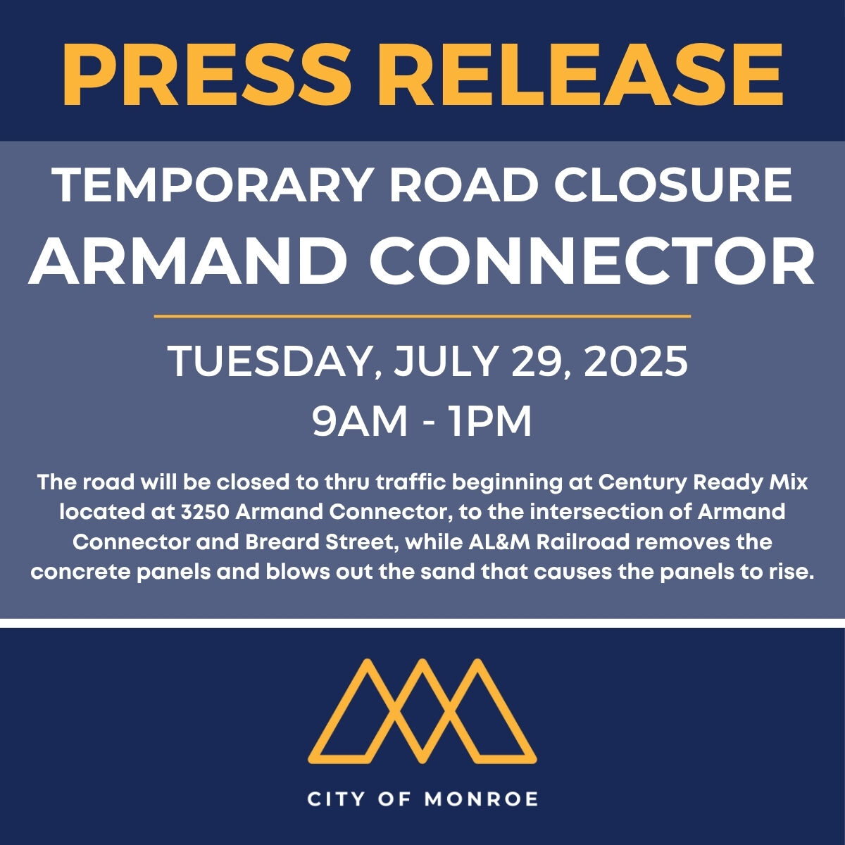 City of Monroe, LA tweet media