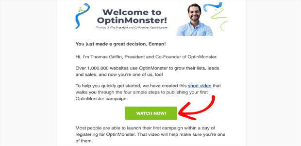 WagerDime's tweet photo. Use ONE CTA per email 🎯

Too many links = no clicks.

Multiple links or too much CTA (Call To Action) will overwhelm the consumer and only confuse them.

This will drastically affect your conversion rates. Keep it simple like the example below. https://t.co/vlJsd9TaXZ