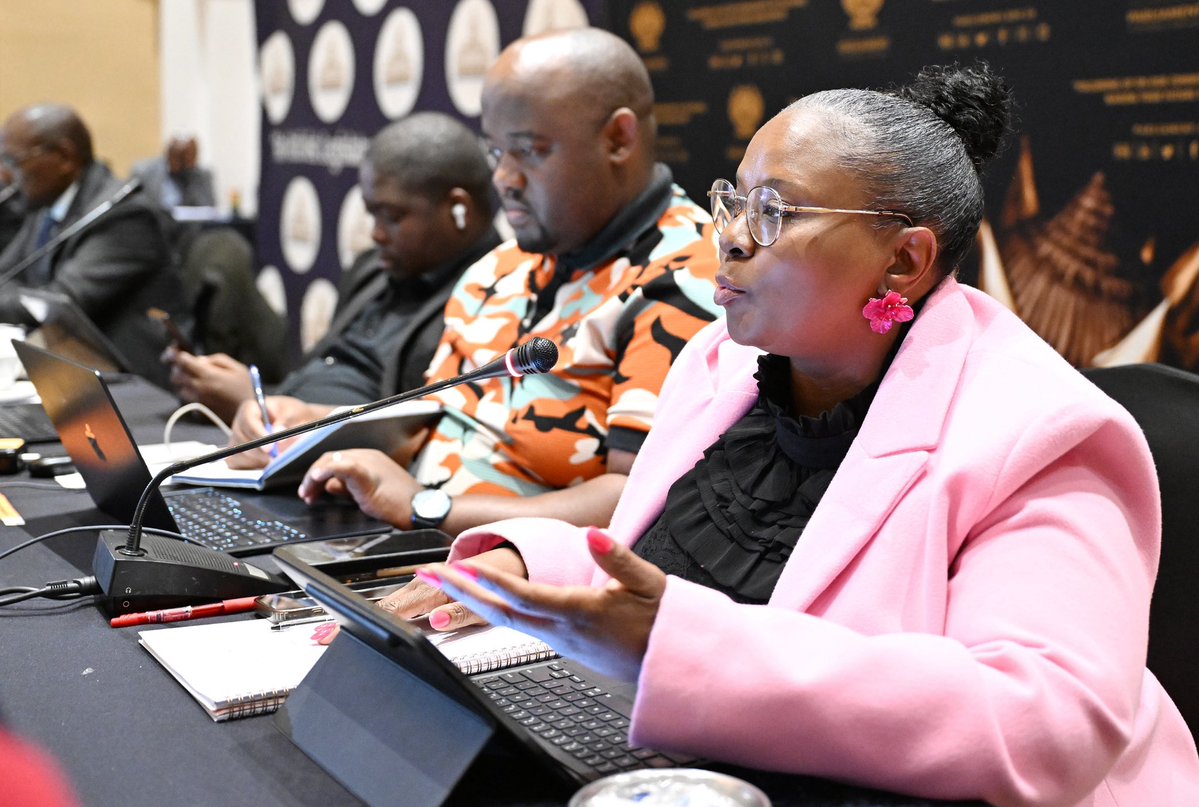 GovernanceClus1's tweet image. IN PICTURES: Parliamentary committees in collaboration with the @FSLegislature concluded their two-day oversight visit in the Free State on Friday. They engaged over 20 underperforming #municipalities in the province. Photographer: @PJikelo / ⁦@ParliamentofRSA⁩