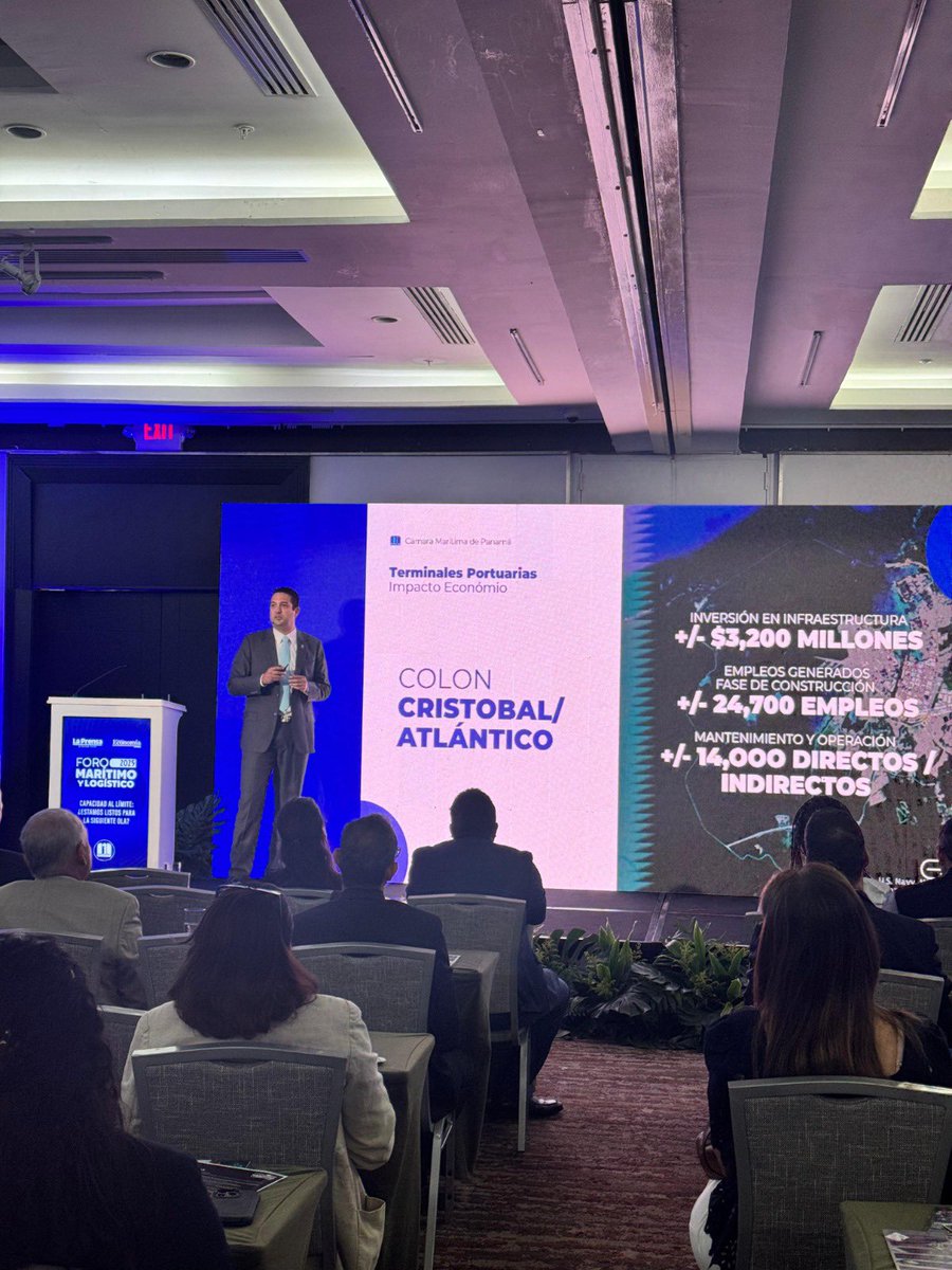 La CMP dijo presente en el Foro Marítimo y Logístico 2025, destacando el rol clave de la industria portuaria en la economía y el empleo del país. Seguimos comprometidos con el desarrollo del sector marítimo nacional. ⚓🇵🇦
#CMP2025 #NuestraIndustriaNuestraRuta