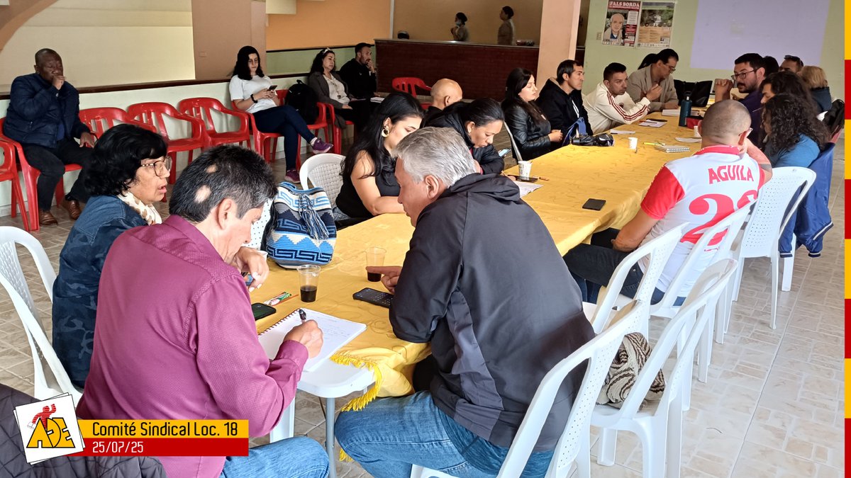 adebogota's tweet image. Comité Sindical loc. 18 Rafael Uribe Uribe - 25/07/25