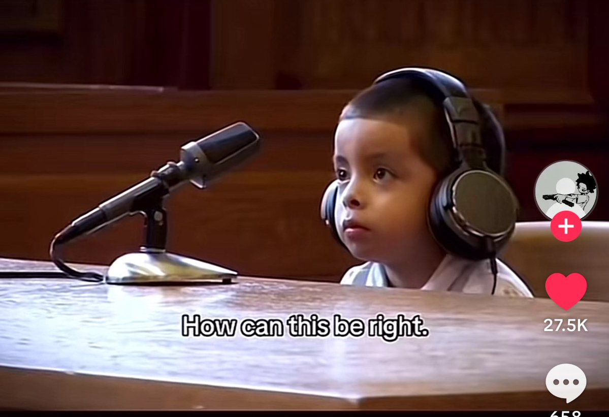 bisousluv's tweet image. just saw a kid have to defend himself in court bc his parents got deported and he had no lawyers 💔💔💔💔💔💔