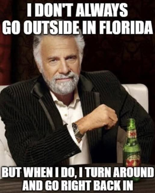 Yeah, this weekend’s weather