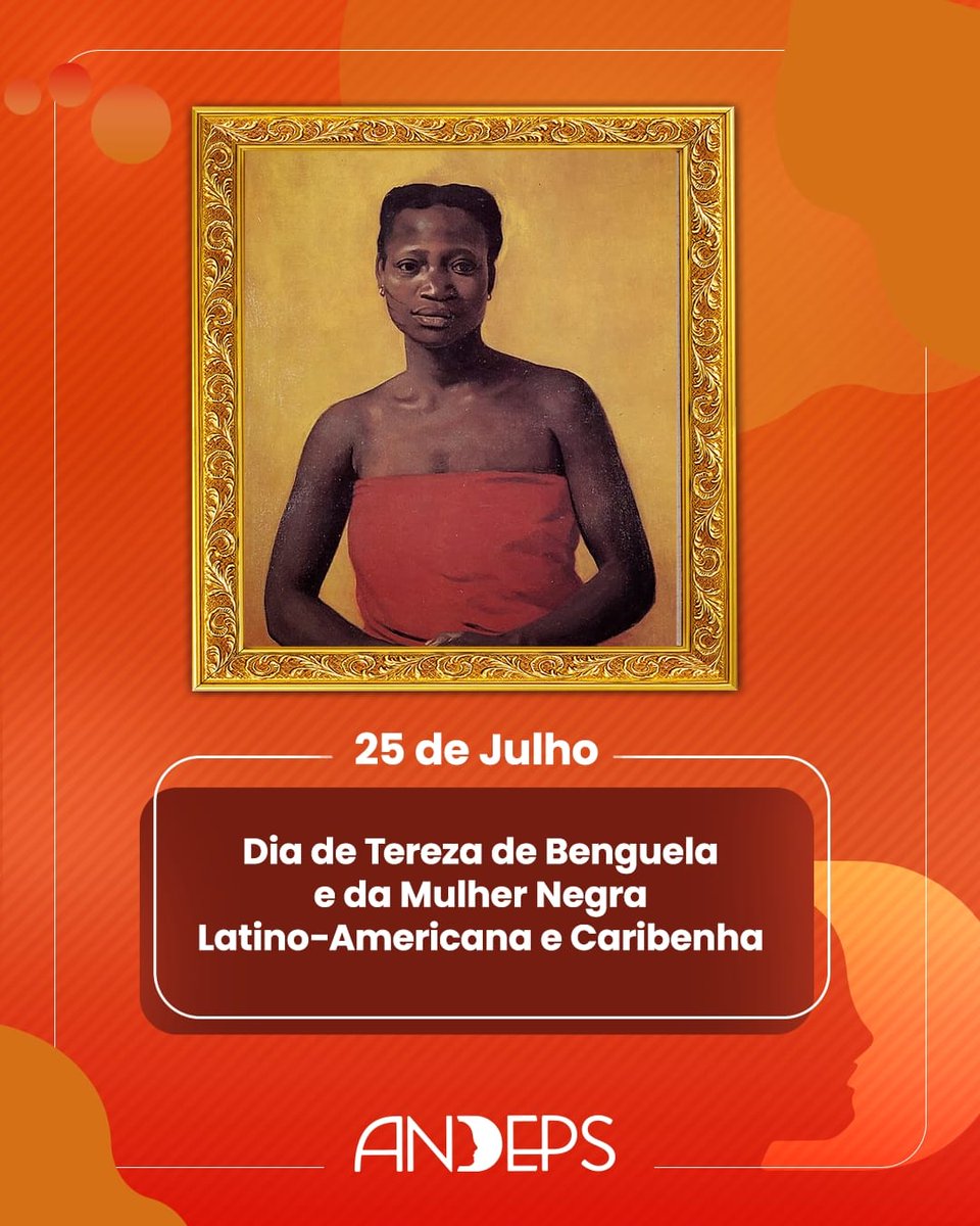 analistatps's tweet photo. Hoje, 25 de julho, celebramos a memória de luta de Tereza de Benguela, líder do quilombo Quariterê no século XVIII e símbolo da resistência contra a tomada de seu território, o apagamento da identidade de seu povo e, sobretudo, a escravidão. https://t.co/ZueIHDcM00