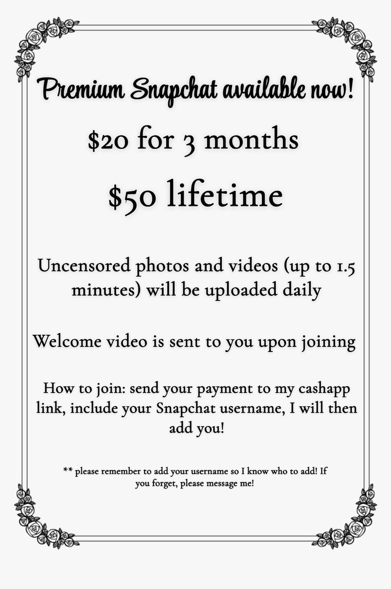 bl00dy_brat's tweet photo. Premium Snap is now available! Directions on how to join below, as well as details 👻😘
https://t.co/P5utBMOJiw

#snapchat #leaks #leaked #nsfw #nsfwtwť #ContentCreator #adult #pornhub #porn #findom #findomcash #paypig https://t.co/XmxAu07C7F