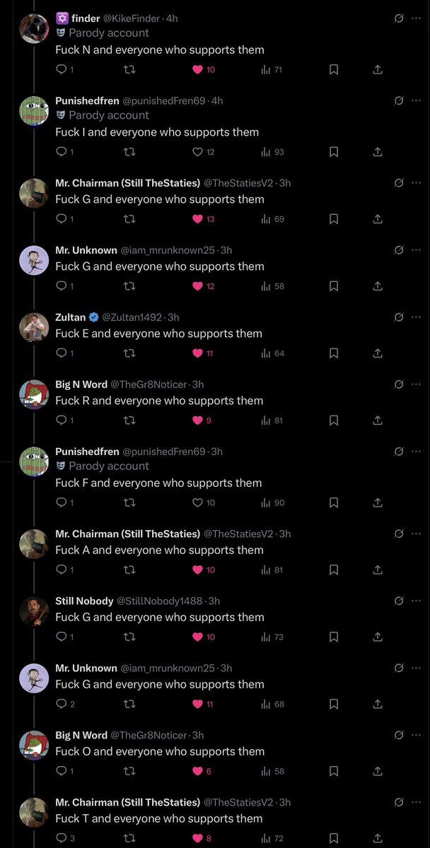 @TheStatiesV2 <a href="/TheGr8Noticer/">Big N Word</a> <a href="/iam_mrunknown25/">Mr. Unknown</a> <a href="/StillNobody1488/">Still Nobody</a> <a href="/punishedFren69/">Punishedfren</a> <a href="/Zultan1492/">Zultan</a> @KikeFinder <a href="/Nico31124932951/">⚡️Nico Suave⚡️</a> <a href="/AROtotheNews/">AROtotheN™</a> <a href="/AryanFren88/">𝔄𝔯𝔶𝔞𝔫 𝔉𝔯𝔢𝔫</a> <a href="/esjesjesj/">evan loves worf</a> Great job local 1488 <a href="/towersbuilders/">towers builders union</a> union members o/