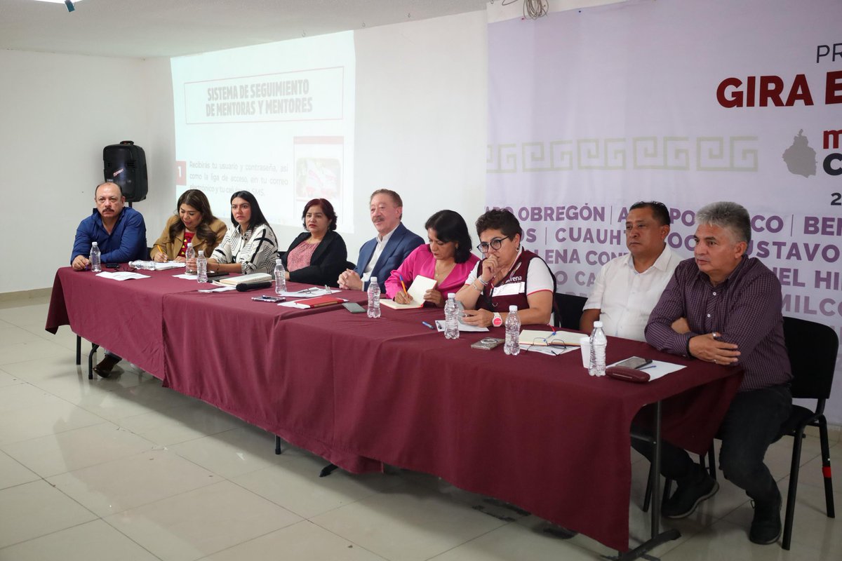 diazpol's tweet image. El Comité Ejecutivo Estatal de Morena-CDMX recibió a una nutrida representación de diputados federales de la metrópoli, encabezados por la vice coordinadora del Grupo Gabriela Jiménez, con quienes se intercambiaron ideas y se acordaron puntos de coordinación y tareas conjuntas.…