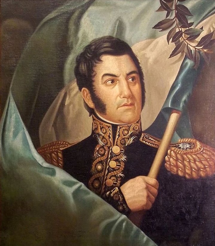 QuotesforGoal's tweet image. "Al enemigo siempre se lo ve grande, si se lo mira de rodillas"
José de San Martín