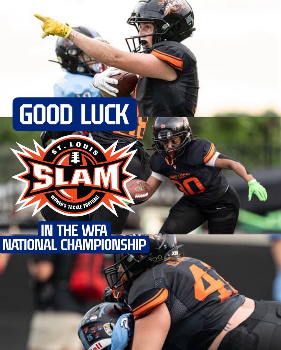XFLBattlehawks's tweet image. good luck to @stlslamfootball as they take on the DC Divas in the @WFAfootball National Championship tomorrow! ⚔️