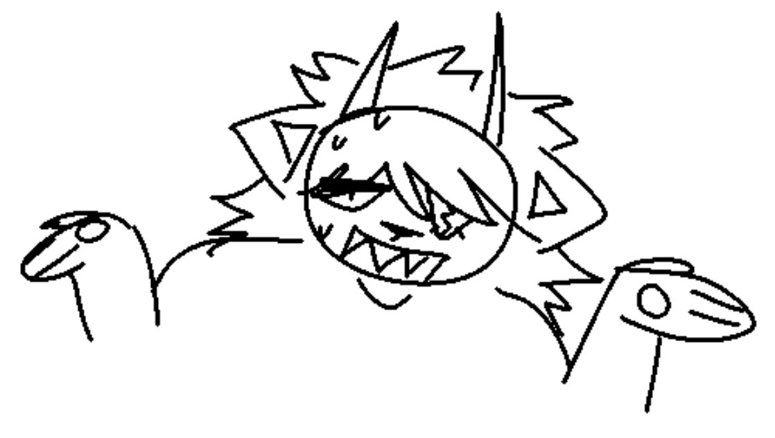 aradicalmusket's tweet image. i dont know what to draw him doing, feed me ideas (if we hit 400 followers i’ll draw 3 of you jumping him,,, heh,,,,)