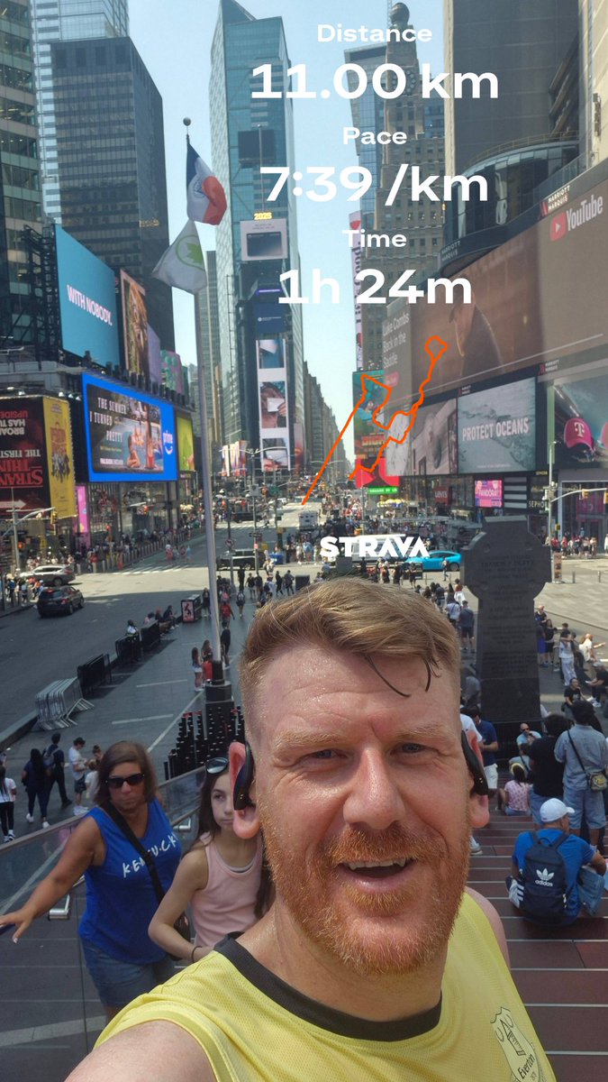 PED7's tweet image. Got to have a boss run around Central Park and Midtown today, little bucket list thing!