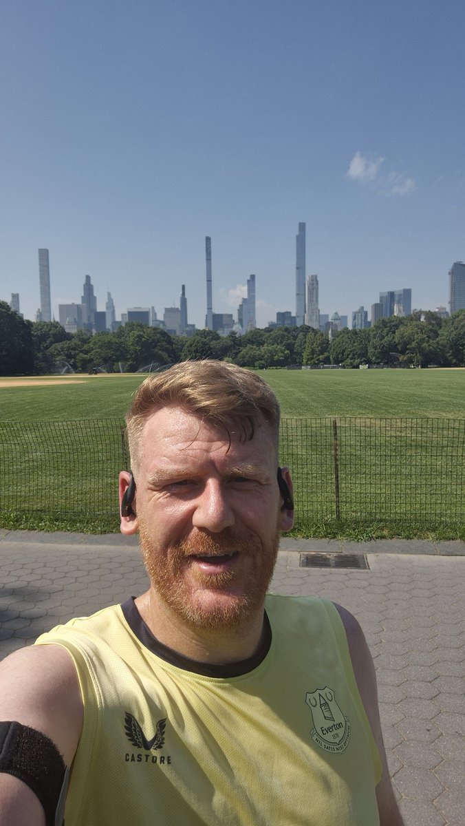 PED7's tweet image. Got to have a boss run around Central Park and Midtown today, little bucket list thing!