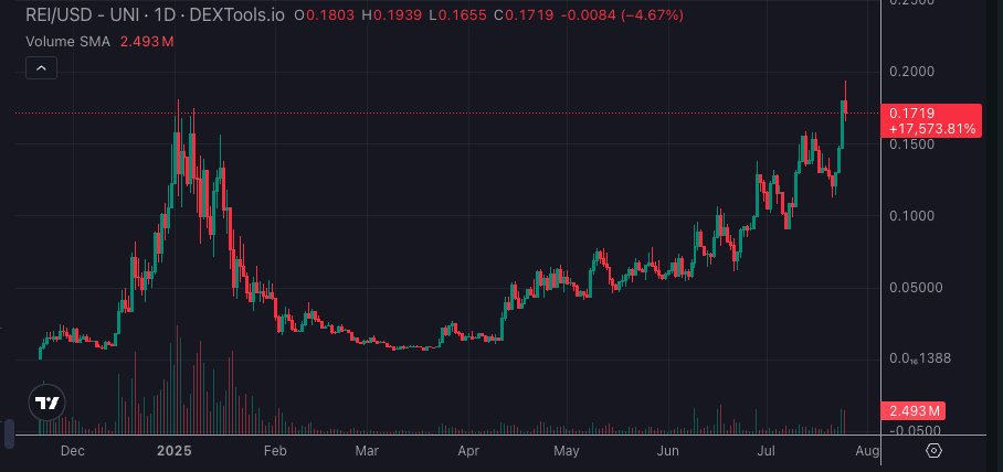 platacrypto's tweet image. The strongest recovery in the Crypto x AI space AND the strongest fundamentals-to-market-cap ratio as well. 

Price discovery gonna be glorious for $REI