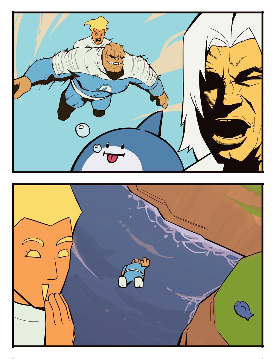 The Thing's new fantastic team up 🪨🔥