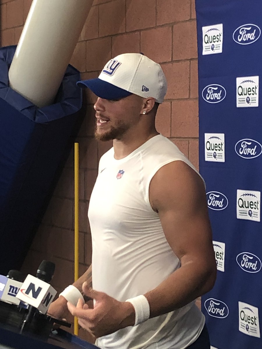 GiantInsider's tweet image. Theo Johnson felt he was hitting his stride when he got injured last season