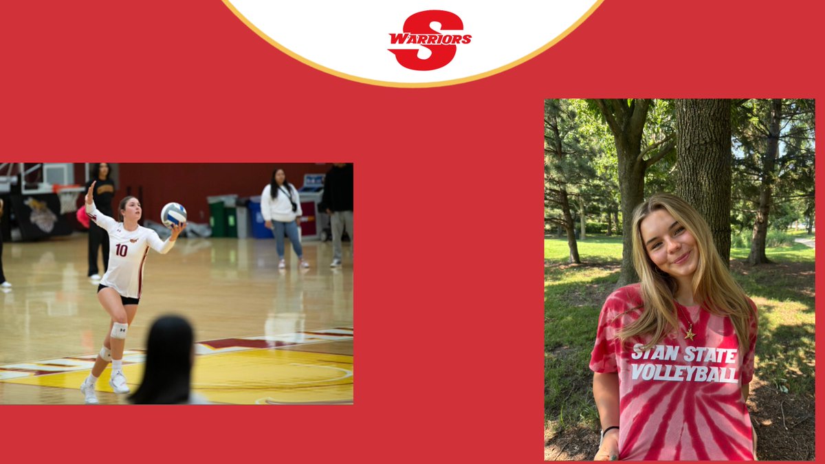 GoStanState's tweet image. ๐จ ROSTER UPDATE ๐จ
Please help us welcome two new Warriors to the 2025 squad! ๐๐ฅ
๐ Fallon Freeman
๐ Rylee Szyszka
Welcome to Warrior Volleyball, Fallon & Rylee! For the complete release, go to the linktree in the bio. #ValleyTough