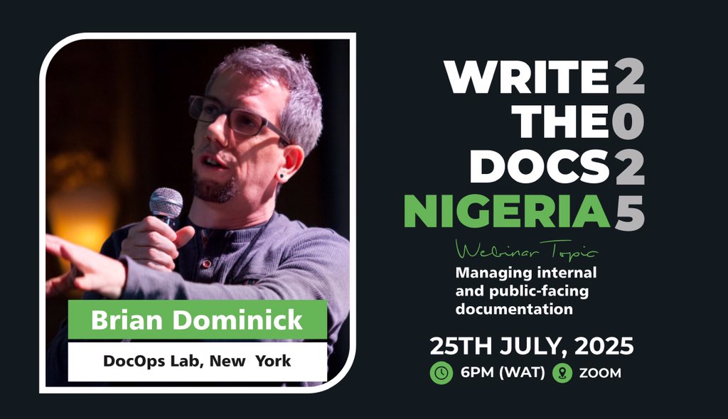 We are live on YouTube 🚀🚀🇳🇬🇳🇬
Writethedocs NG 

youtube.com/watch?v=nFeIs-…