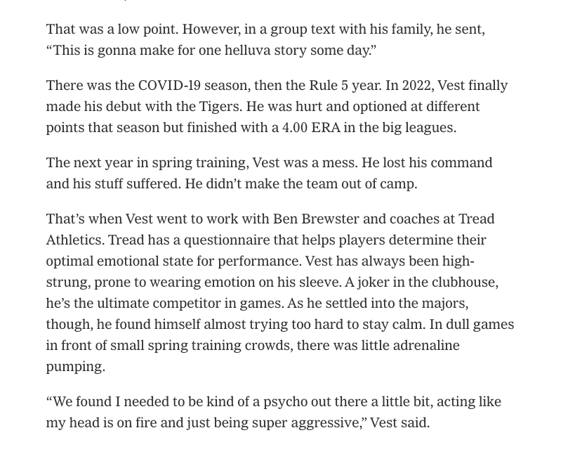 TreadAthletics's tweet image. A phenomenal look by @CodyStavenhagen at how far @willyvest has come since 5 years ago.
"'We found I needed to be kind of a psycho out there... acting like my head is on fire and just being super aggressive,' Vest said.
So Vest stopped fighting his own heartbeat....time after…