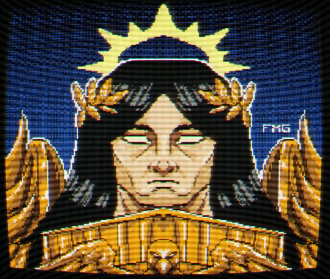 FxG_Arts's tweet image. The emperor of makind, some pixel art edit of an old piece, should i make the primarchs too?
#warhammer40k #WH40K #WH30K #pixelart