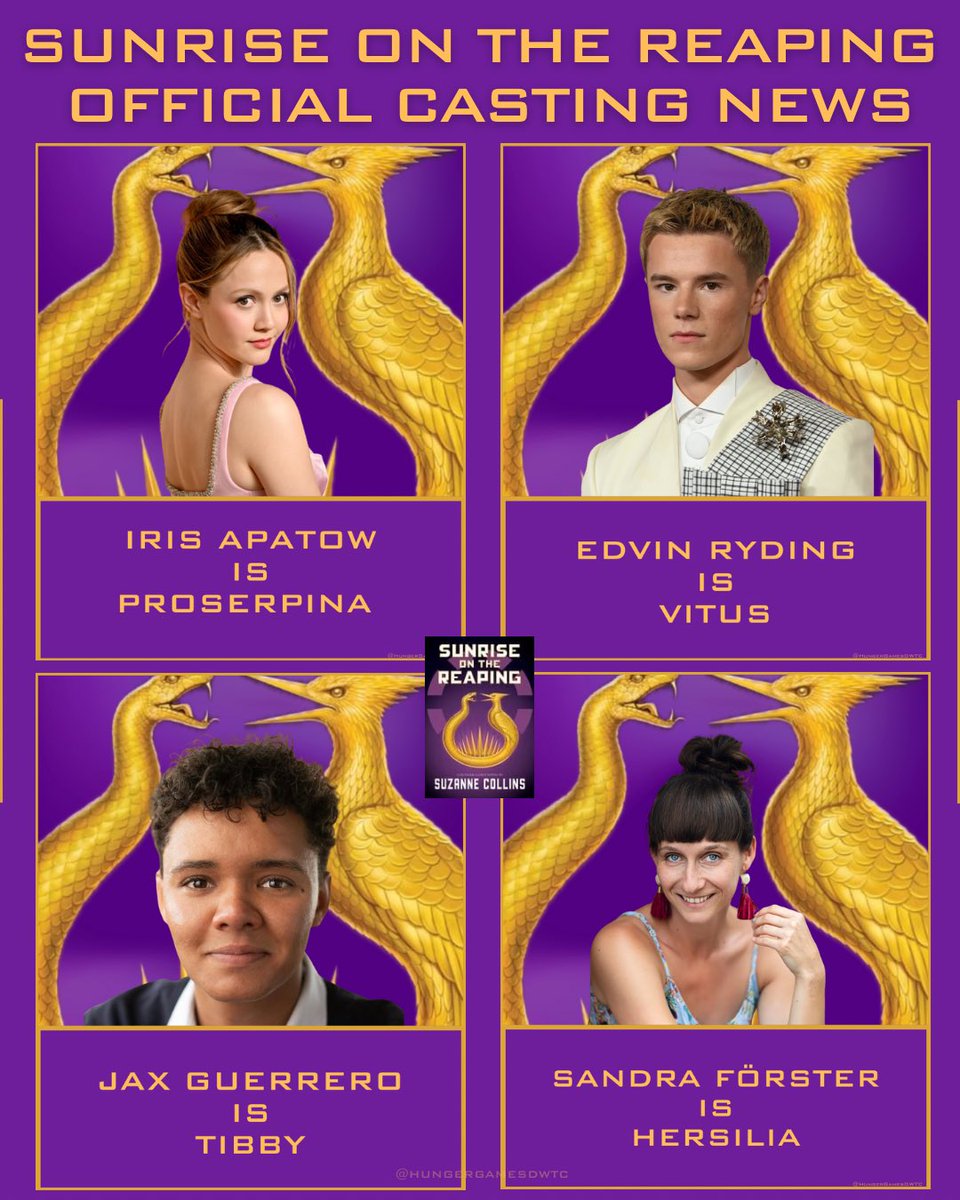 HungerGamesDWTC's tweet image. New casting news for Sunrise on the Reaping!! That makes 3 announcements in one week!!