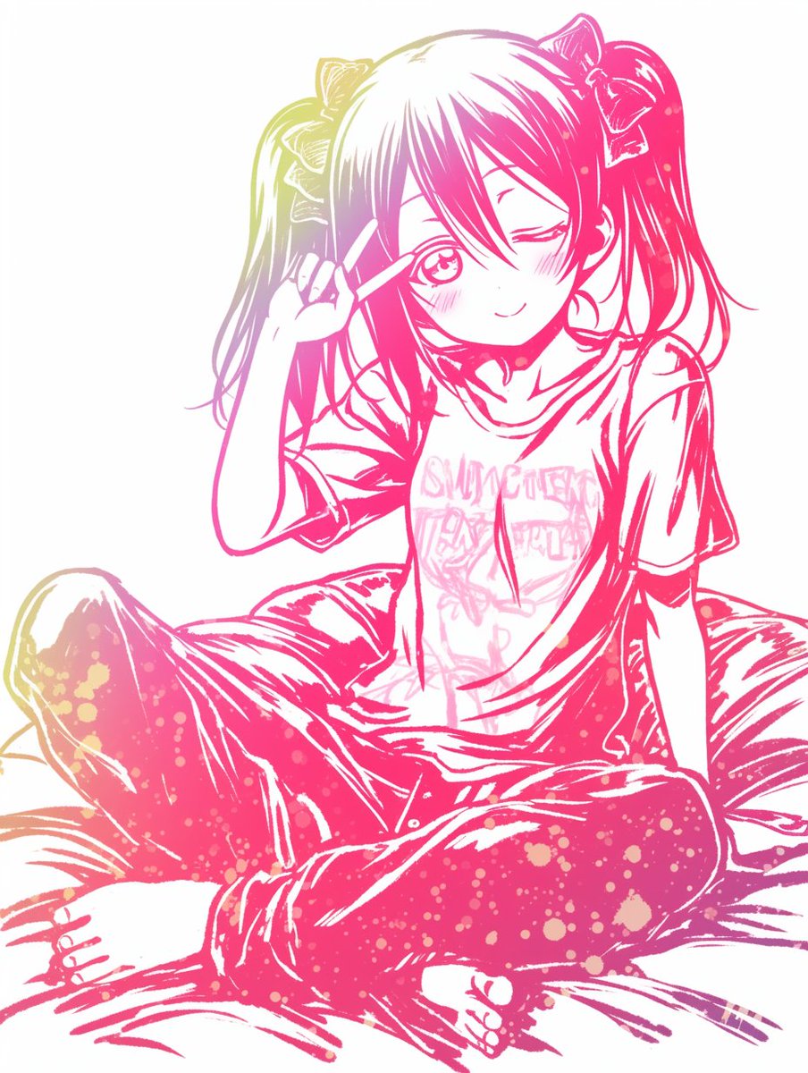 NicoCrazyAI's tweet image. おはようございます。
土曜の朝です。
にこちゃんもゆったり部屋着でのんびりしています。
天気予報は毎日猛暑の真っ赤なマークですから、室内でエアコンきかせて趣味に没頭するのも乙かもしれませんね😉
暑さ対策はしっかりしたうえで、皆様それぞれの週末が充実したものとなりますように🙏…