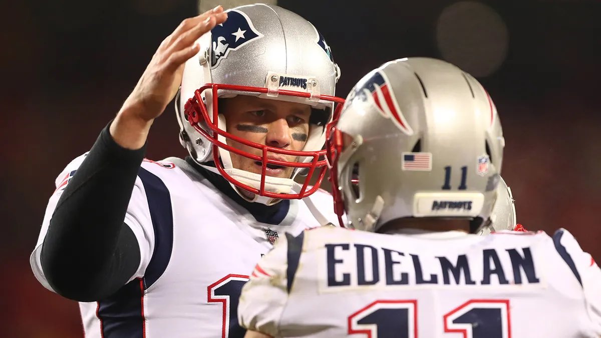 nuthousenation's tweet image. day 185 of me posting pictures of @TomBrady and @Edelman11 until he joins us on @gameswithnames
