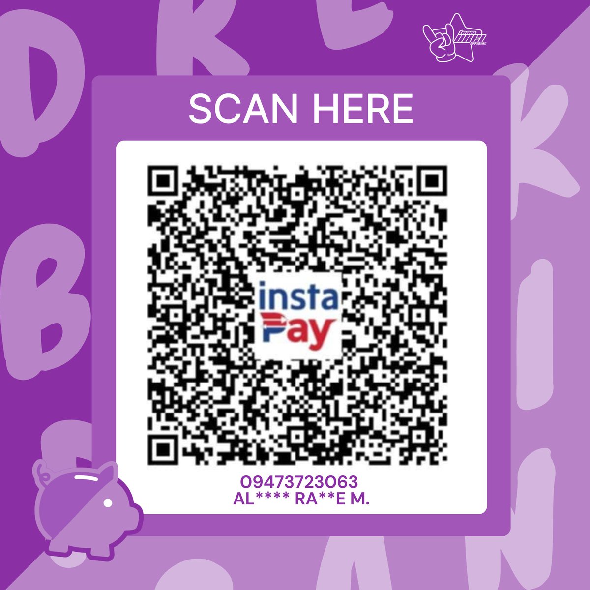 #DREIBANK IS OPEN! 💜

If you’d like to support us, you can now send any amount to DreiBank. All donations will be used for funding future events and activities for #WRIVE_Drei. Thank you, DREImers!

GCASH 📲
09473723063
AL**** RA**E M. 

#BrightestStarDrei
<a href="/wrive_drei/">Drei Amahan</a>