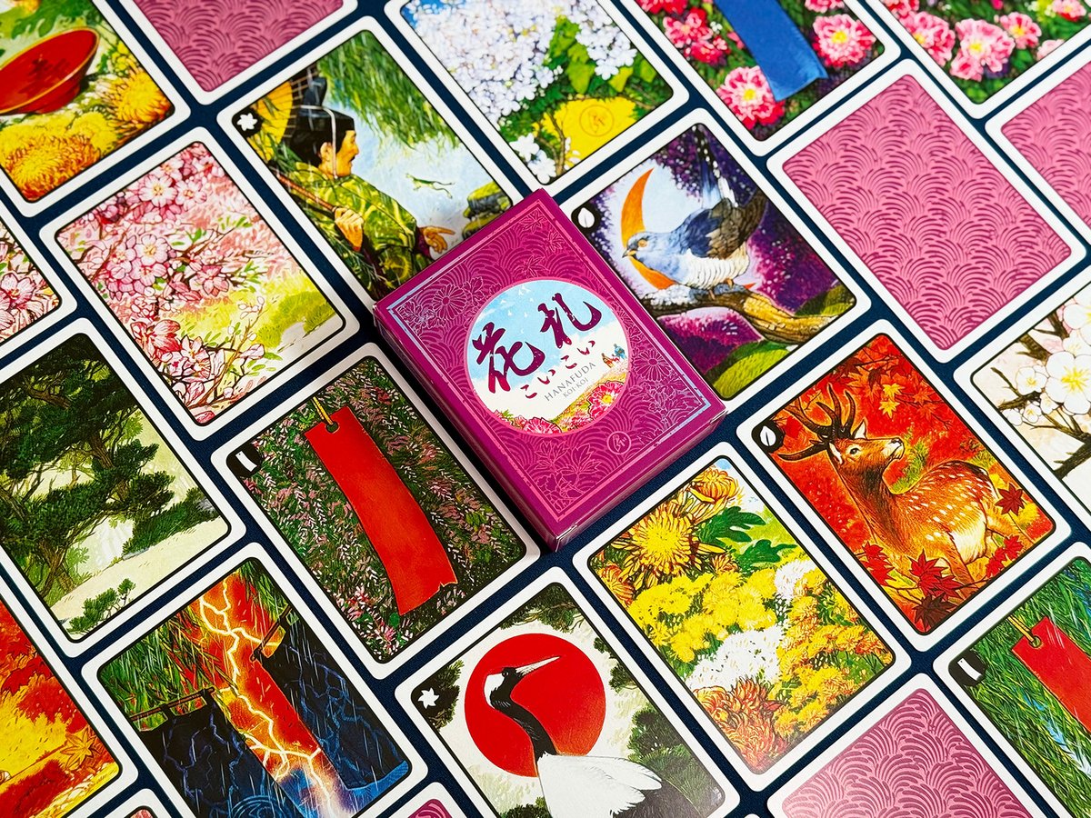 🌸 Looking for your next small box game? Our Hanafuda deck is coming soon in a large-format edition, perfect for playing Koi-Koi! 🥳
➡️ Make sure you're signed up to be notified when we launch!
kickstarter.com/projects/ebara…