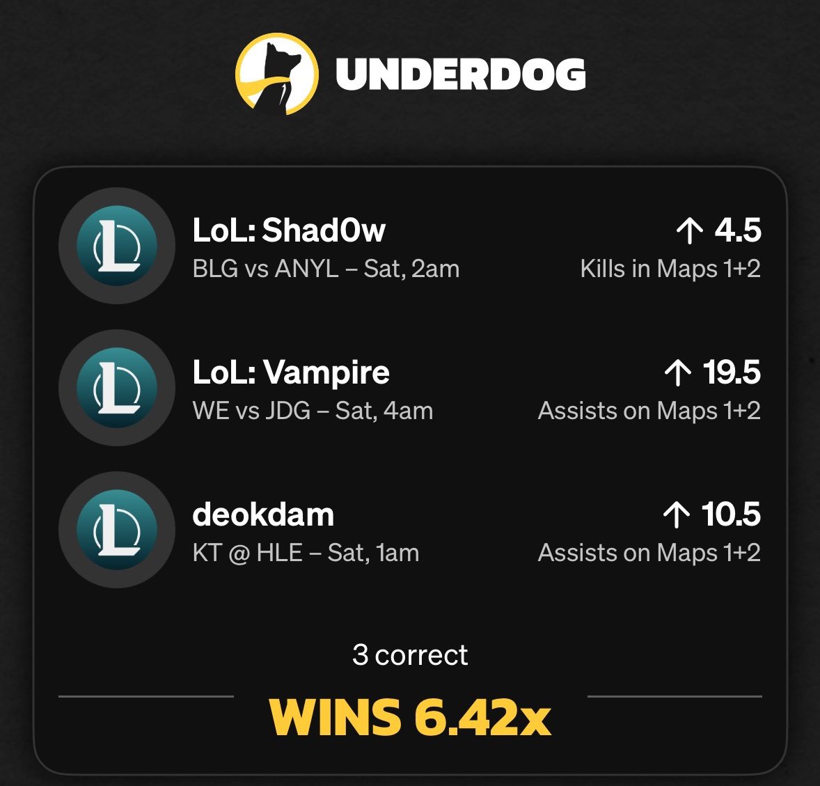 DoloDFS's tweet image. We backkk 1U 🙈