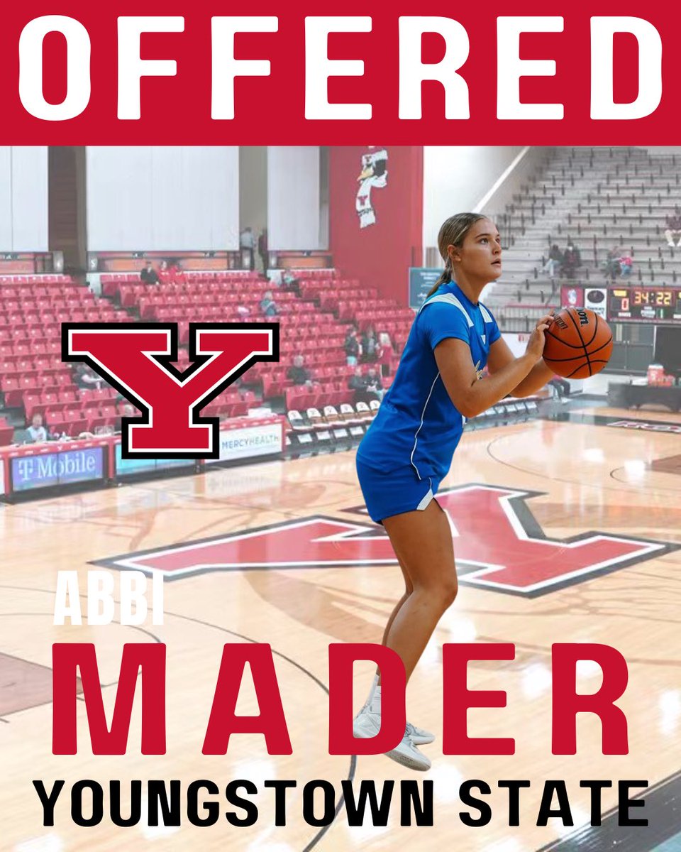 After a great conversation with coach <a href="/CoachJackson21/">Melissa Jackson</a> I am blessed to receive an offer from <a href="/YSUWomensHoops/">Youngstown State WBB🐧</a> !! <a href="/Legends_Bball/">Legends U Basketball</a> <a href="/BryceMcKey/">Bryce McKey</a> <a href="/TippGBK/">Tippecanoe Girls Basketball</a> #TheU #TheLastMader