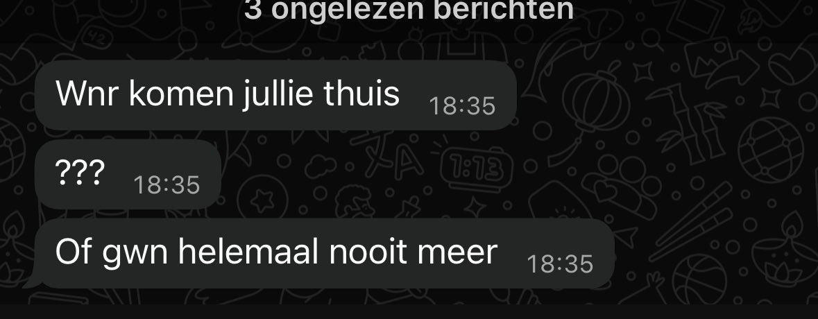 Jastno2's tweet image. Ze missen @en_jsn en mij, geloof ik!
Doet een mama/papa hart goed 😊❤️