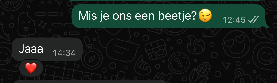 Jastno2's tweet image. Ze missen @en_jsn en mij, geloof ik!
Doet een mama/papa hart goed 😊❤️
