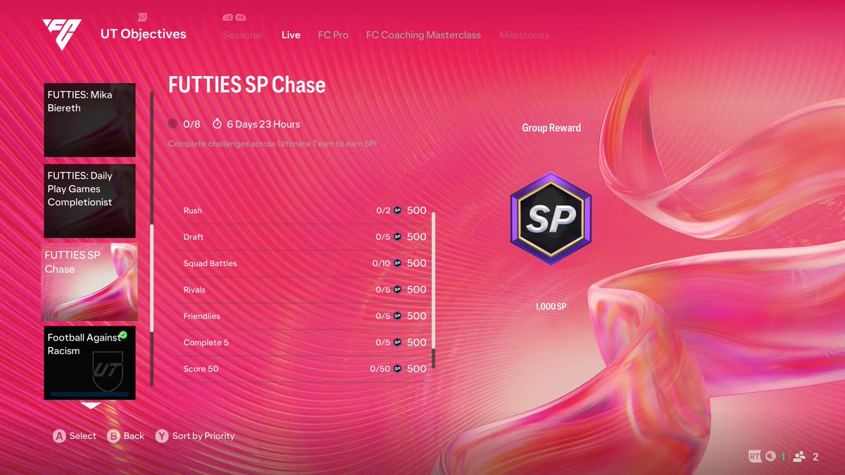 FIFA22_INFO's tweet image. 🚨 Big XP Objective Added 

• ✅ 5,000 XP

W 🔥🔥🔥
