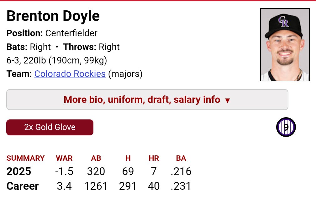 joelee__'s tweet image. You know days are rough for the Rockies when Brenton Doyle is their spokesperson at the Denver airport
