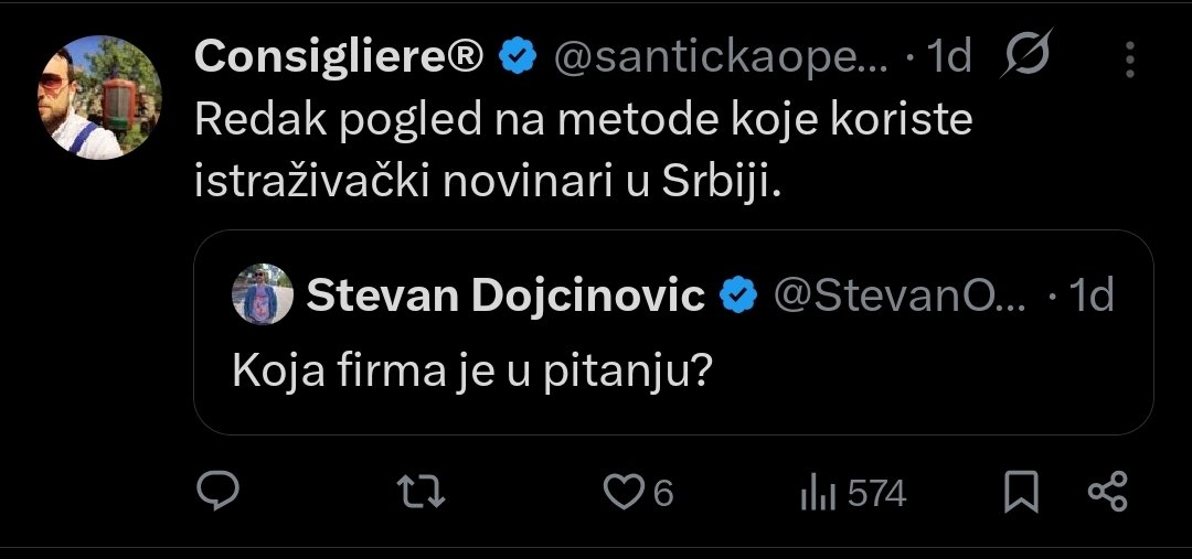 StevanOCCRP's tweet image. Opozicioni botovi - ili da budem precizniji SSP botovi - nisu nista manje iritantni od SNS botova.
Ali su uporniji!
To znam jer mi se ekipa zakacila jos od kada sam iskritikovao Mariniku zbog njenog "aferaskog" fazona opozicionog rada.