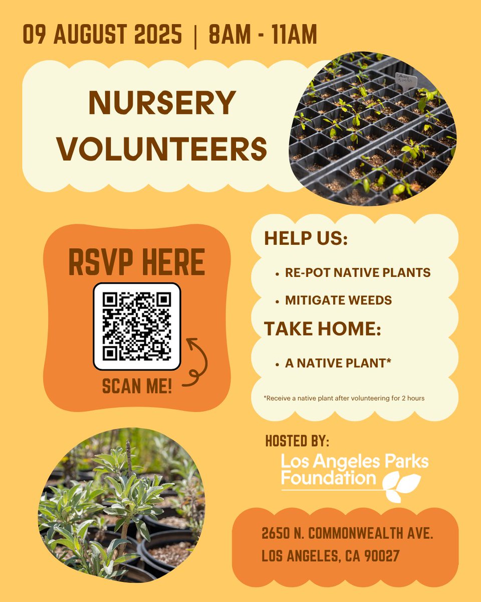 Join us for our monthly Nursery Volunteer Day on Saturday, August 9 at our Commonwealth Native Plant Nursery and Demonstration Garden! Come help restore native plant habitats and go home with your own native plant.