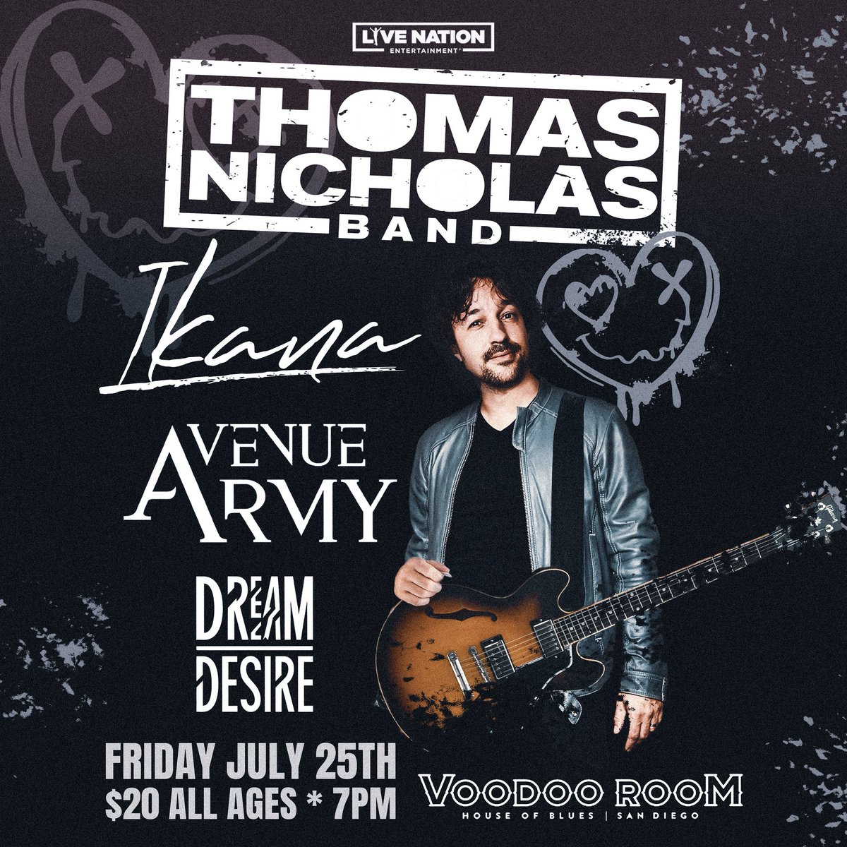 Thomas Nicholas (@tinband) on Twitter photo SAN DIEGO - after my Meet+Greet in Hall E booth #4213 <a href="/Comic_Con/">Comic-Con International</a> TODAY my band is playing the <a href="/HOBSanDiego/">House of Blues San Diego</a> TONIGHT SAN DIEGO - after my Meet+Greet in Hall E booth #4213 <a href="/Comic_Con/">Comic-Con International</a> TODAY my band is playing the <a href="/HOBSanDiego/">House of Blues San Diego</a> TONIGHT
