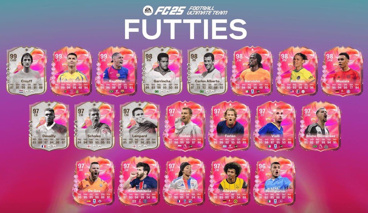 🚨— باك لاعب مضمون من دفعة الفوتيز الثالثة متوفر الآن ضمن مهام اللعب الأسبوعي 🤩💪🏻

كل اللي عليك تختار وتكمل مهمتين بس من هالخيارات 👇🏻

• 5 مباريات فوت أو تصفيات
• 5 مباريات رايفلز
• 5 مباريات سكواد باتل
• 5 مباريات رش 

نقول إن شاء لله يجيكم الدون 🇵🇹🔥

#FC26