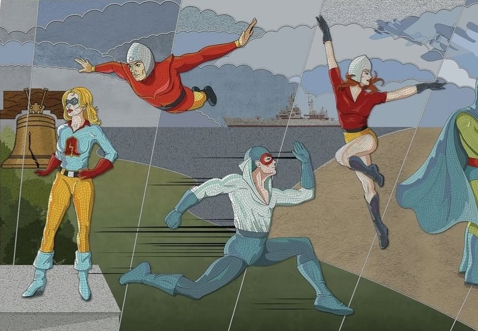 FlashLegacyBR's tweet image. 🚨🚨🚨 ISSO NÃO É UM TESTE, É OFICIAL 🚨🚨🚨
LIBERTY BELLE E MAX MERCURY APARECEM NO MURAL DA SALA DA JUSTIÇA EM #SUPERMAN