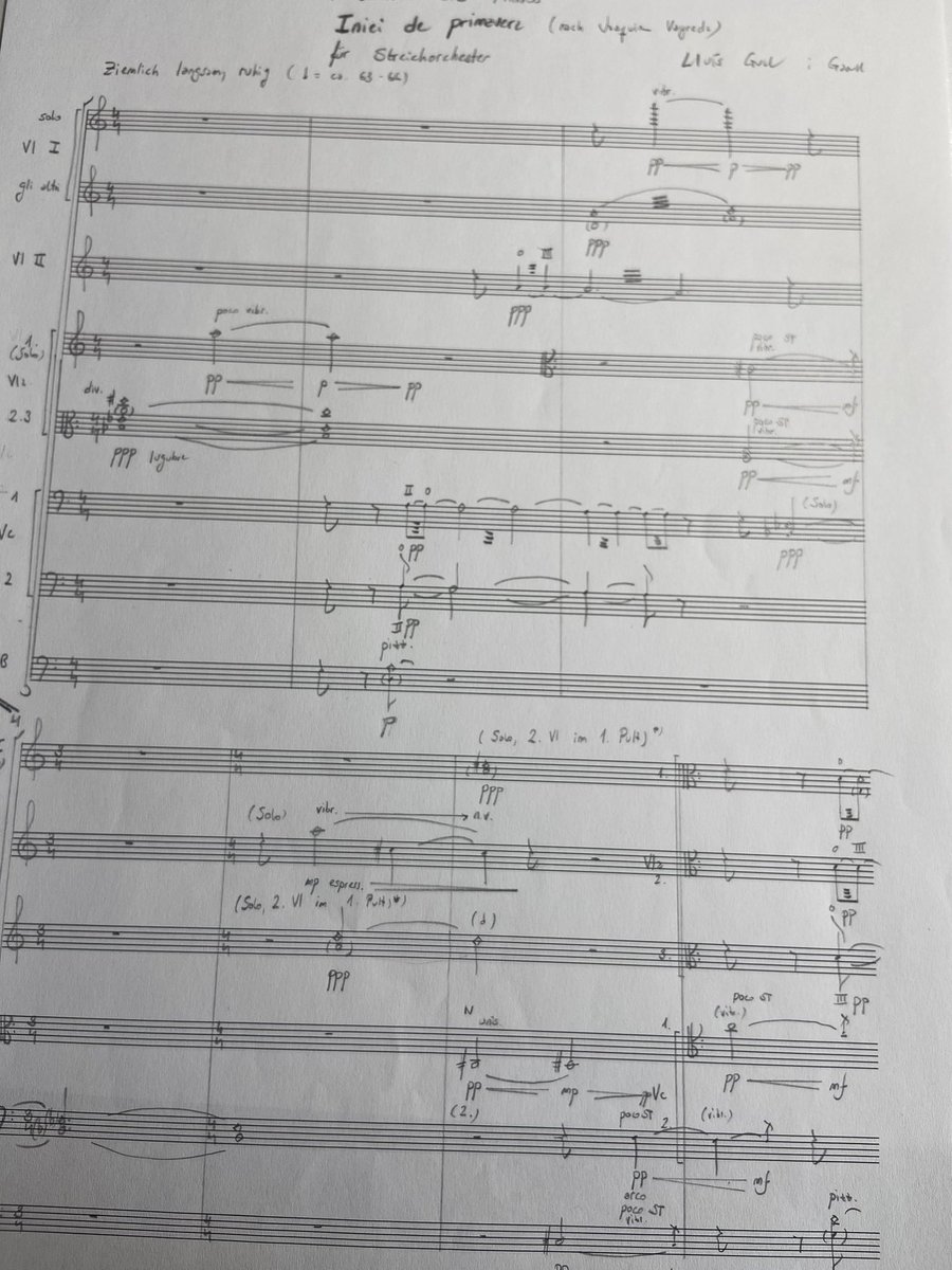 Els propers 1 i 2 d’agost a les esglésies de Setcases i Camprodon, respectivament, la Camerata dels Pirineus estrenarà l'obra que els he escrit per al seu desè aniversari: "Inici de primavera", basada en el quadre homònim de Joaquim Vayreda. Trobem-nos-hi!