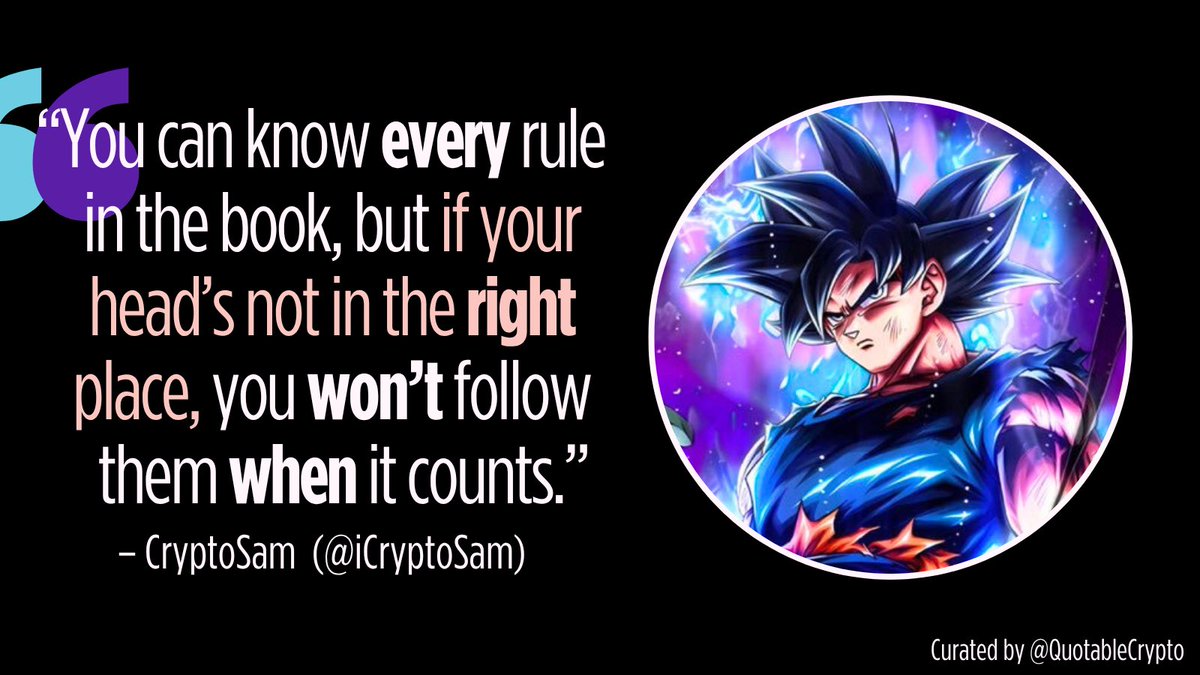 QuotableCrypto's tweet image. ————————————————————
🟣 Source: @iCryptoSam (03/25/2025)

🟣 &quot;The market doesn&apos;t care about your confidence.

🟣 It cares about discipline, patience, and respect for risk.

🟣 And, all of that starts with your MINDSET.&quot;