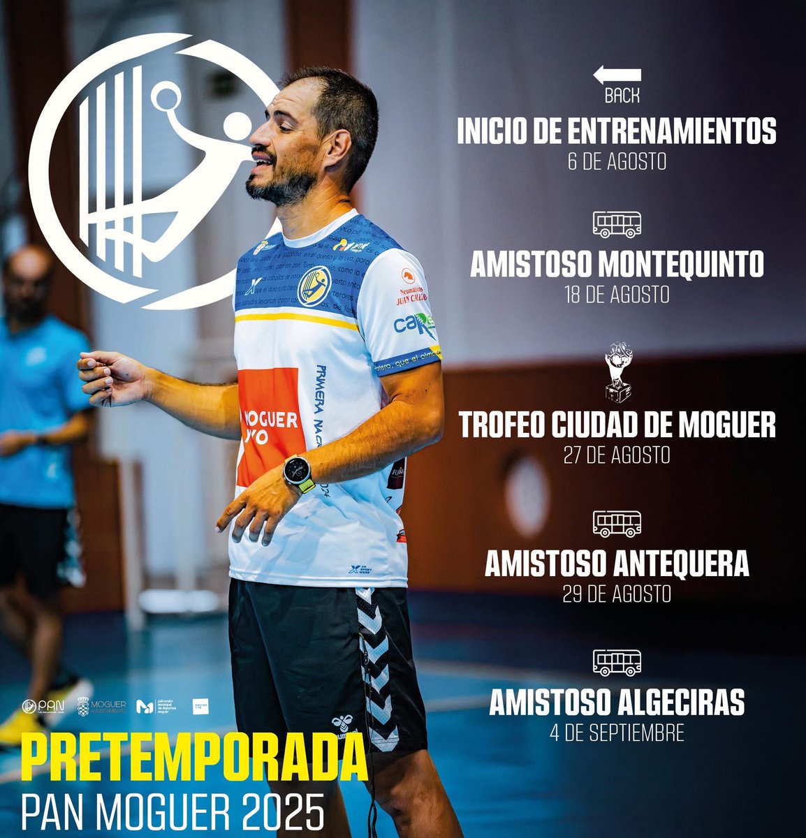📣¡Cuenta atrás en marcha!

El PAN vuelve al trabajo el 6 de agosto para una pretemporada llena de ilusión y duelos exigentes 🔥

🚌 18/08 Montequinto
🏠 27/08 Trofeo Ciudad de Moguer
⚔️ 29/08 Antequera
🔥 04/09 Algeciras

💛💙 ¡Vamos PAN!
#PretemporadaPAN2025