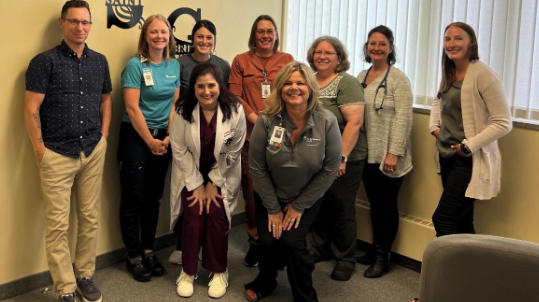 Executive Director Jeff Bauer recently visited CHI St. Gabriel’s Health Center in Little Falls, a pilot site for our AAP Immunization Partnership Grant. The visit focused on hearing directly from clinic staff about the challenges they face around childhood vaccine hesitancy.