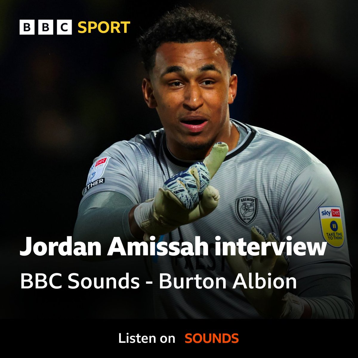 BBCDerbySport's tweet image. Burton Albion's new goalkeeper Jordan Amissah has been speaking about his permanent transfer to the club, having spent a season on loan with the Brewers in 2023.
Hear the full interview on Sportscene at Six or on our brand new Burton Albion BBC Sounds page 👇
🎧…