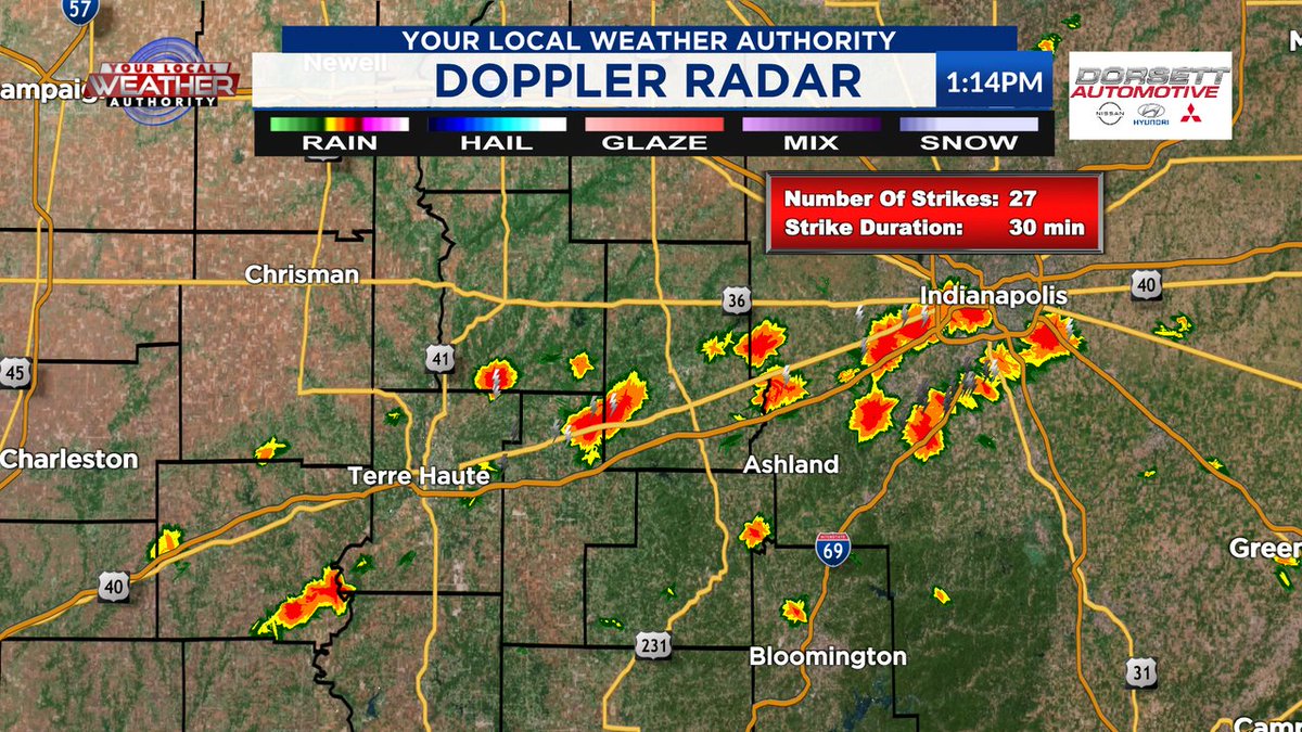 jessewalkerWTWO's tweet image. Radar update:  Few small t-storms popping  up in the area