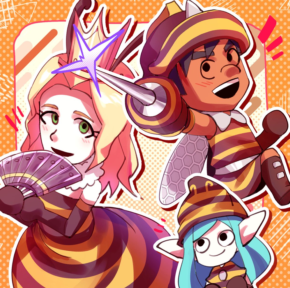 ハチそうび可愛い