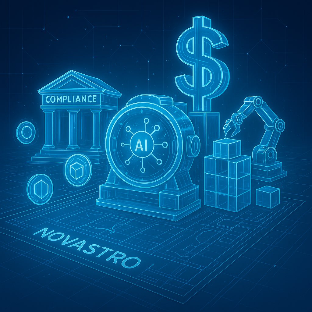 MąSḵ๛₿ (@creativity_mask) on Twitter photo Everyone’s building bridges.
<a href="/Novastro_xyz/">Novastro | RWAfi</a> built the city.
Where others copy TradFi’s skyline,
Novastro laid down new laws of structure:
🏛️ Tokens backed by real-world weight
⚖️ Compliance written into every line of code
🧠 AI vaults thinking in real-time
🔧 Modular tools for Everyone’s building bridges.
<a href="/Novastro_xyz/">Novastro | RWAfi</a> built the city.
Where others copy TradFi’s skyline,
Novastro laid down new laws of structure:
🏛️ Tokens backed by real-world weight
⚖️ Compliance written into every line of code
🧠 AI vaults thinking in real-time
🔧 Modular tools for