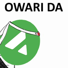 babalanche's tweet image. Seems like it&apos;s over for real this time green chads...